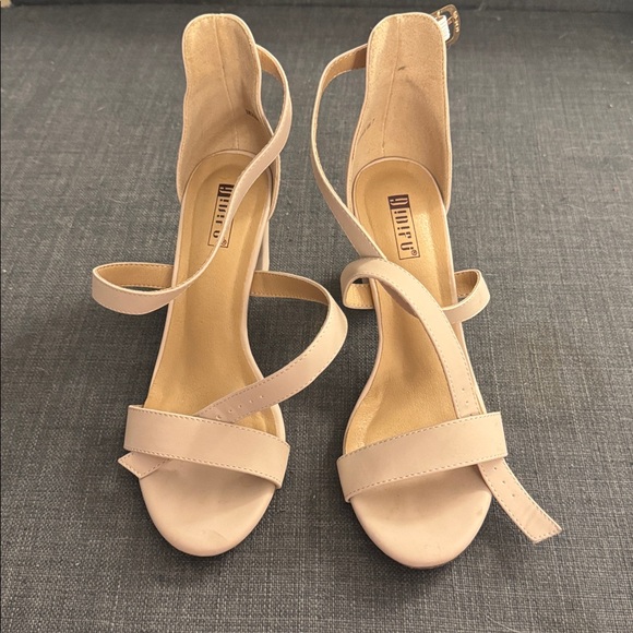 IDIFU Women's Heels in Nude - Picture 1 of 4